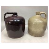 Antique Stoneware Whiskey Jugs