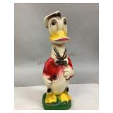 Vintage Chalkware Donald Duck Sculpture