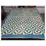 Hand Stitched Pinwheel Quilt