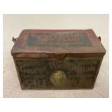 George Washington Cut Plug Tobacco Tin