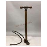 Vintage Brass & Wood Bicycle Pump