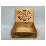 American Flag Brand Candied Peels Wooden Box