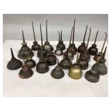 Collection of Vintage Metal Thumb Oilers