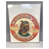 Framed The Sleepy Eye Mills Advertisement Poster