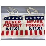 Two Tunnel to Towers Foundation Cloth Bags