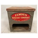 Famous Biscuit Company Metal Country Store Display