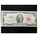 Red Seal Two Dollar Bill Series 1953