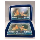 Two Hersheyï¿½s Chocolate Kisses Trays