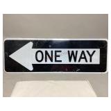 Metal One Way Sign
