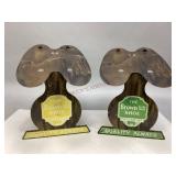 The Brown Bilt Shoe Metal Shoe Displays