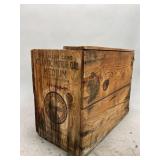 Atlantic Motor Oil Medium Wooden Crate
