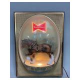 Budweiser Light Up Clydesdale Sign