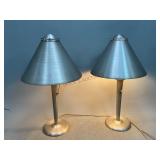 Art Deco Aluminum Table Lamps
