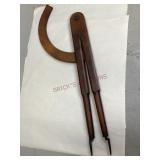 Large Antique Winged Divider Compass