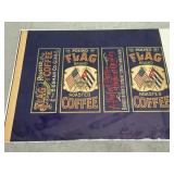 One Pound Flag Brand Coffee Paper Label