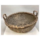 Antique Hand-Woven Wood Splint Basket