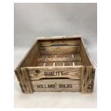Vintage Wooden Holland Bulbs Crate