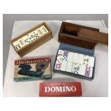 Assorted Boxes of Vintage Dominoes