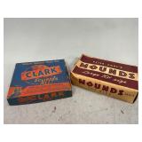 Clark Bar and Mounds Bar Empty Boxes