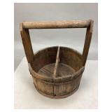 Antique Firkin - Primitive Wooden Bucket