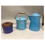 Miscellaneous Vintage Enamelware Items