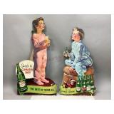 Canada Dry Cardboard Easel Back Advertising Signs