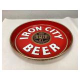 *NOS* Iron City Beer Metal Serving Tray