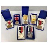 Boxed WWII Medals Dated 1944-1946