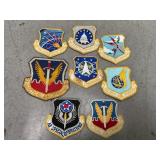 Eight USAF Commands Patches