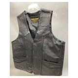 Leather Vest Size XL -Big Size (50)