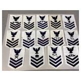 Fourteen U.S. Navy Insignia Rates