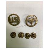 WWII (C.B.I.) Cut Out U.S. & Air Corps