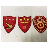 WWII USMC Shoulder Patches