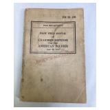 WWII U.S. Army Unarmed Defense Book 1942