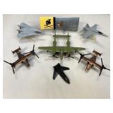 Collection of Assorted Die-Cast Airplanes