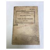 WWII First Aid for Soldiers