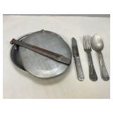 U.S. Army Mess Kit with Silverware 1917