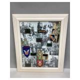 Framed SF/Airborne Insignia- Vietnam Era