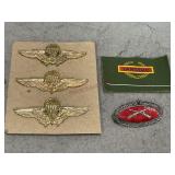 Peru Jump Wings and Colombian Combat Awards