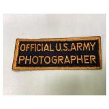 WWII Official Photographer Patch