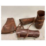 World War I Cavalry Leather Leggings