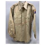 Korean War Khaki Shirt 1st Armor Division