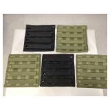 Five Molle Equipment Attachment Panels