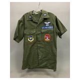 1969 USAF OG107 Sateen Fatigue Shirt