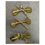 USA Officer Crossed Rifle Pins and More