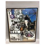 Framed WWII Airborne Insignia