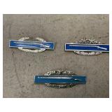 Combat Infantry Badges 1st, 2nd, and 3rd Award