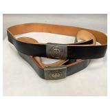 Two West German Combat Belts -Size Large