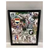 Korea/Vietnam Framed Insignia