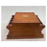 Wooden Humidor and Pipe Holder